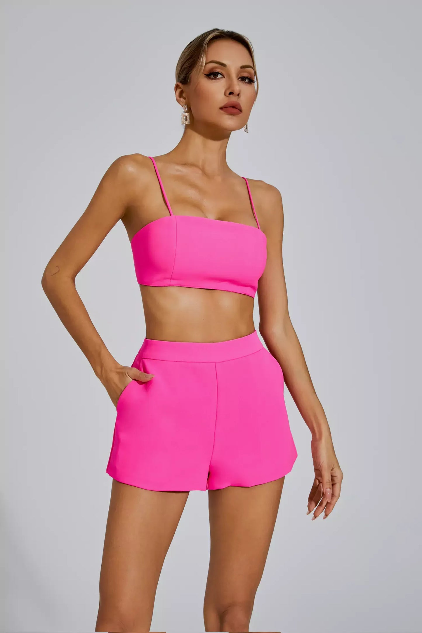 Adalee Pembe Blazer Takımı