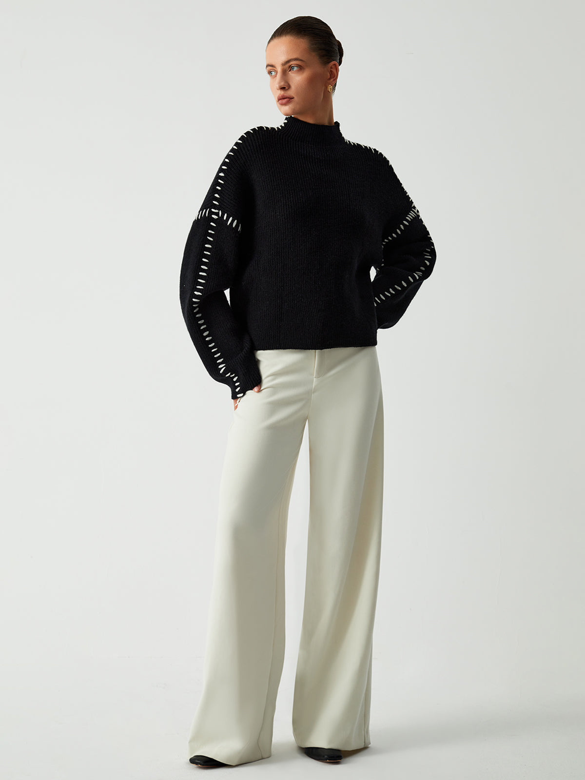 Mock Neck Kazak