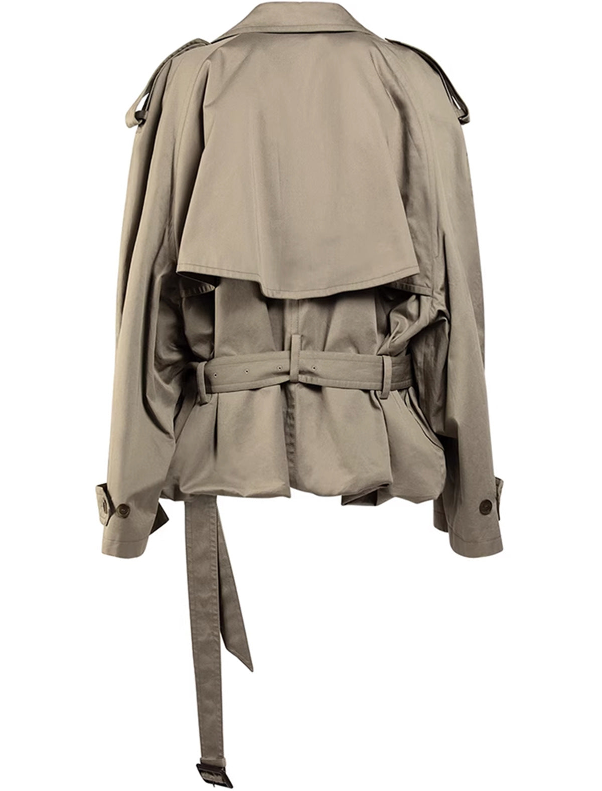 Oversize Bej Trençkot