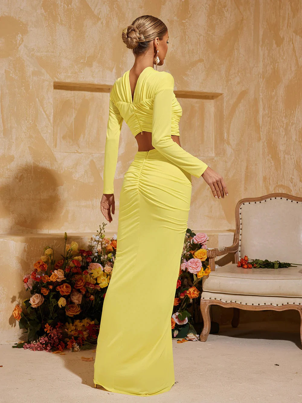 Samira Twisted Ruched Etek Takımı