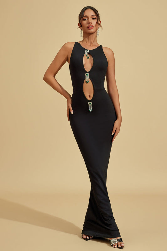 Caroline Jewel Kesimli Uzun Elbise