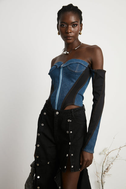 Melina Korse Denim Body