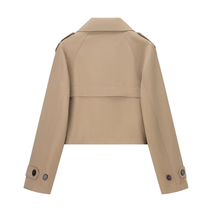 Lady Dimí Kısa Vintage Trençkot