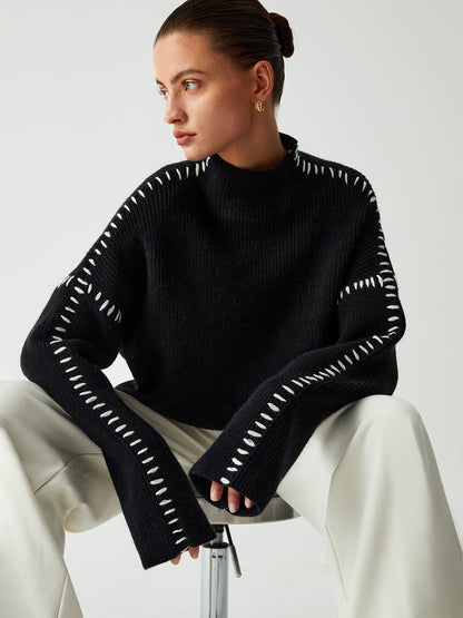 Mock Neck Kazak