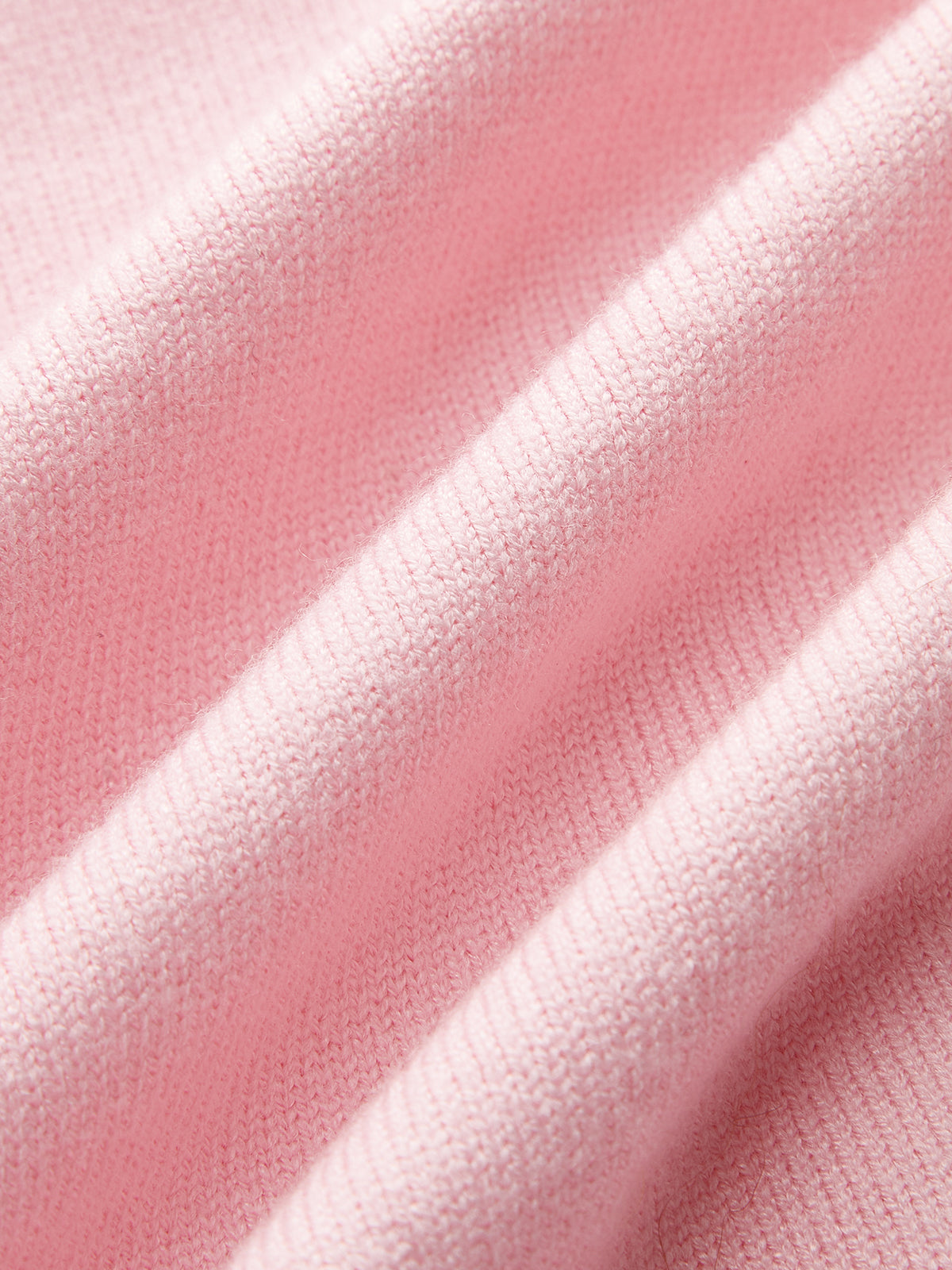Powder Pink Button Knit Hırka
