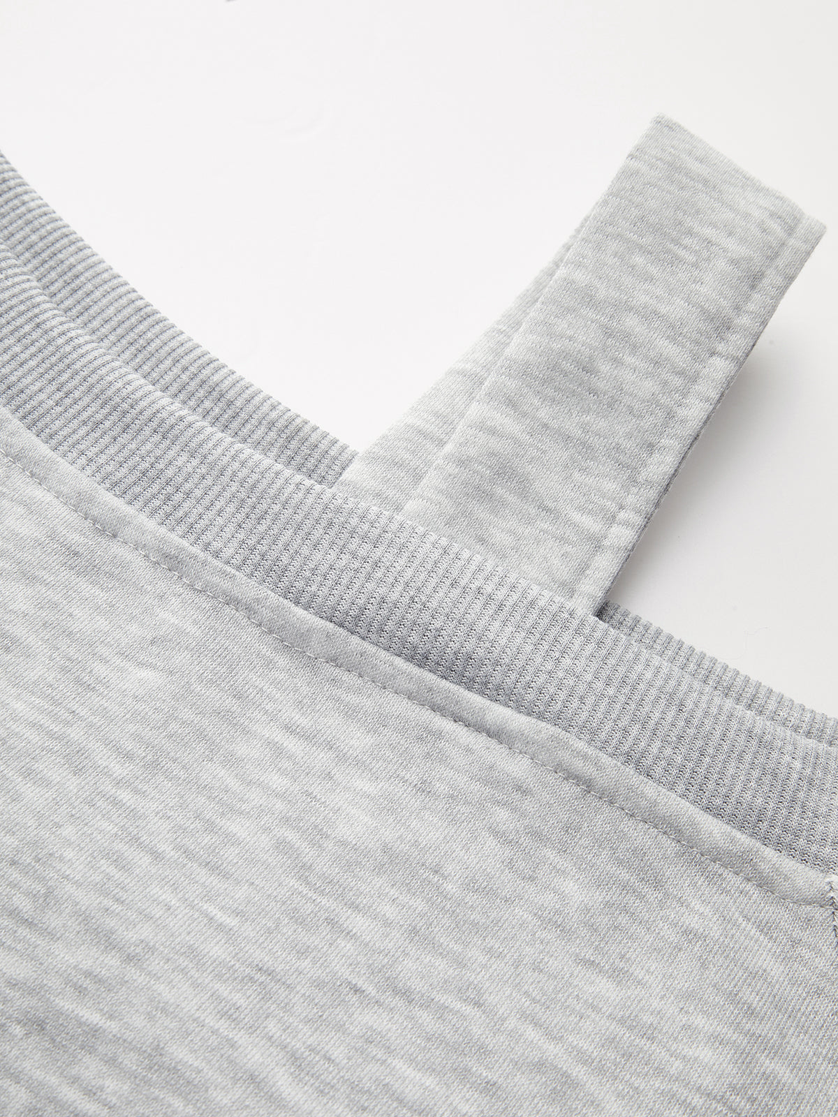 Gri Tek Omuz Sweatshirt