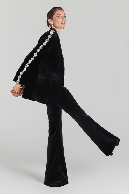 Lumina Velvet Blazer Ceket