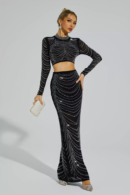 Elva Black Hot Diamond Damgalama Seti