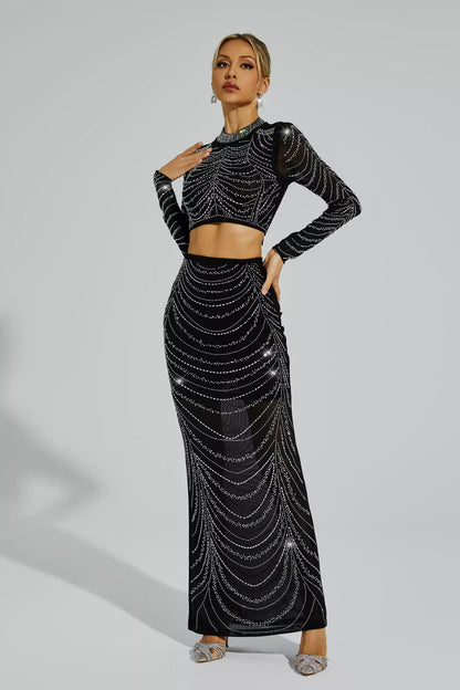 Elva Black Hot Diamond Damgalama Seti