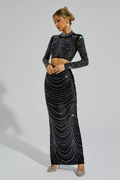 Elva Black Hot Diamond Damgalama Seti