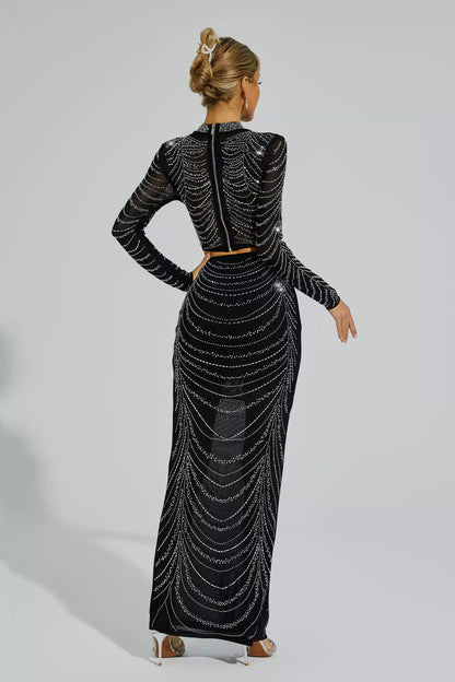 Elva Black Hot Diamond Damgalama Seti