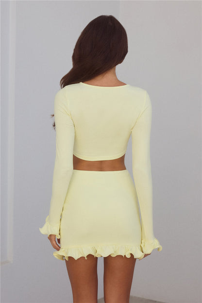 Buttercream Ruffle Set