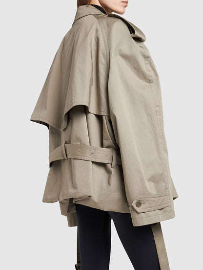 Oversize Bej Trençkot