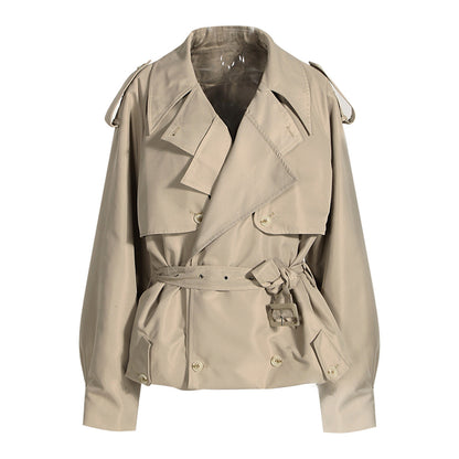Oversize Bej Trençkot