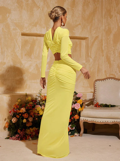 Samira Twisted Ruched Etek Takımı
