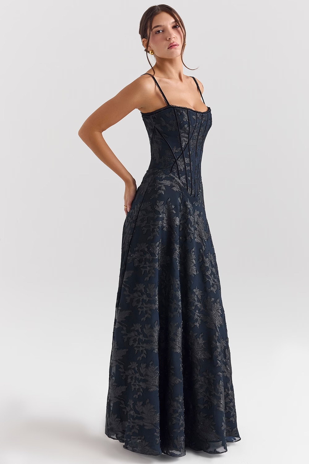 Isolde Lurex Maxi Elbise