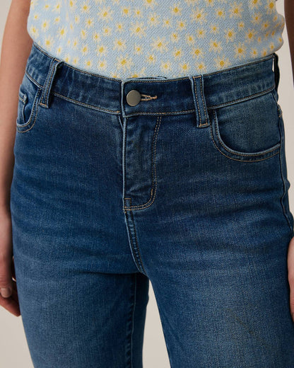 Premium Kumaştan Yüksek Bel Skinny Jean