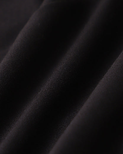 Siyah Kontrast Slip Mini Elbise