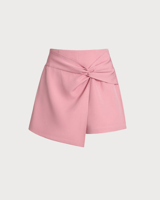Pembe Düzensiz Etek