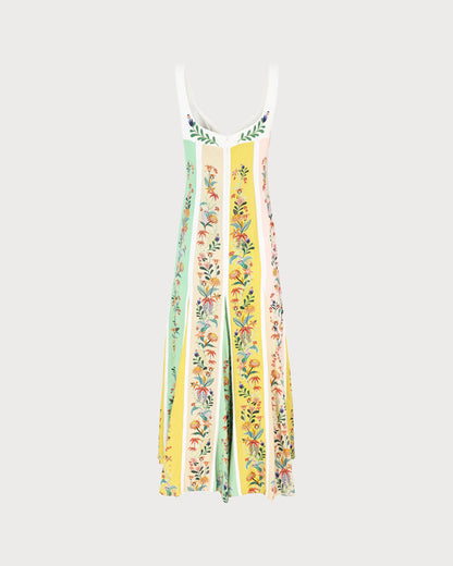 Floral A-Line Slip Maxi Dress