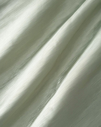 Green Boat Neck Ruched Maxi Dress