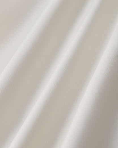 Bej Büzgülü Sırtı Açık Slip Uzun Elbise